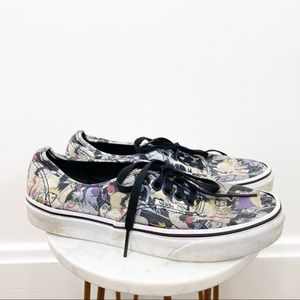 Disney villains skateboard lace up sneakers